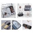 PU Leather Men's Roll Toiletry Bag All-Over Printing | https://www.bestnamebadges.com