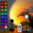 Sunset Projection Lamp with Remote 16 Colors | https://www.bestnamebadges.com