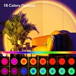 Sunset Projection Lamp with Remote 16 Colors | https://www.bestnamebadges.com