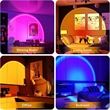 Sunset Projection Lamp with Remote 16 Colors | https://www.bestnamebadges.com