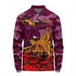100% Cotton Fullcolor Pigment Digital Print Long Sleeve Polo | https://www.bestnamebadges.com