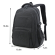 29 L Large Durable Simple Outdoors Travel Laptop Backpack | https://www.bestnamebadges.com