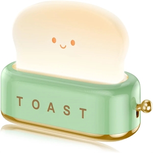 Cute Desk Decor Toaster Lamp Kawaii Night Light
