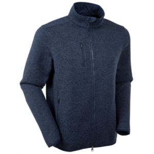 Bobby Jones Men's Performance Poly Full-Zip Sweater Jacket
