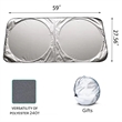 Car Windshield Sunshade | https://www.bestnamebadges.com