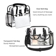 Waterproof Stadium Transparent Clear Tote Bags | https://www.bestnamebadges.com