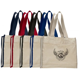 Cotton Tote bag with Self handles