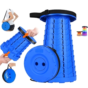 Portable Telescopic Stool Folding Chair Camping Sturdy Seat