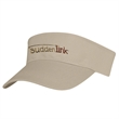Cotton Twill Visor | https://www.bestnamebadges.com