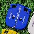 Handy Golf Score Indicator Shot Stroke Counter with KeyChain | https://www.bestnamebadges.com