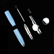 Multi-Function Ballpoint Pen Fidget Gyro Spinner LED Light | https://www.bestnamebadges.com