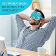 Reusable Cooling Eye Mask with Gel Bead | https://www.bestnamebadges.com