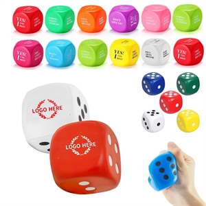 Custom Dice Stress Ball