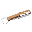 4 In 1 Multi-Function Bamboo Corkscrew Bar Tool Opener | https://www.bestnamebadges.com
