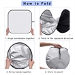 2 PC Auto Windshield Sun Shade | https://www.bestnamebadges.com