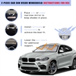 2 PC Auto Windshield Sun Shade | https://www.bestnamebadges.com