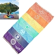 Rainbow Chakra Yoga Mat | https://www.bestnamebadges.com