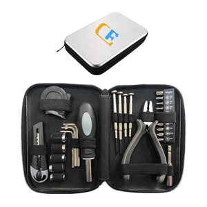 Household Tool Kit with Metal Box