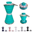 17 Oz Collapsible Water Bottles with Carabiner | https://www.bestnamebadges.com