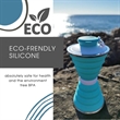 17 Oz Collapsible Water Bottles with Carabiner | https://www.bestnamebadges.com