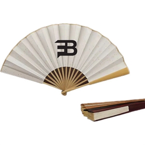 Rice Paper Folding Fan DIY Crafts