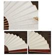 Rice Paper Folding Fan DIY Crafts | https://www.bestnamebadges.com