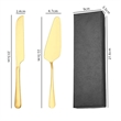 Stainless Steel Kitchen Party Wedding Cake Knife Server Set | https://www.bestnamebadges.com