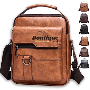 Large Capacity PU Leather Handbag Crossbody Bag Briefcases