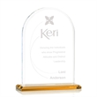 Bridgeport Award - Amber | https://www.bestnamebadges.com