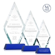 Richmond Award on Newhaven Base - Blue | https://www.bestnamebadges.com