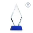 Richmond Award on Newhaven Base - Blue | https://www.bestnamebadges.com