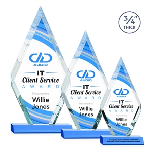 Richmond VividPrint™ Award - Sky Blue | https://www.bestnamebadges.com