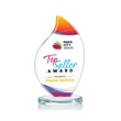 Odessy Flame VividPrint™ Award - Clear | https://www.bestnamebadges.com