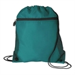 Mesh Pocket Drawstring Backpack 210D | https://www.bestnamebadges.com