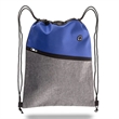 Two Tone Drawstring Cinch Bag 300D / 80 GSM | https://www.bestnamebadges.com