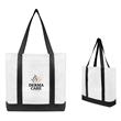 Non-Woven Tote Bag With Trim Colors | https://www.bestnamebadges.com