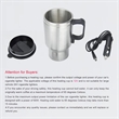 15OZ Stainless Steel Car Heating Cup | https://www.bestnamebadges.com