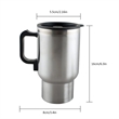 15OZ Stainless Steel Car Heating Cup | https://www.bestnamebadges.com