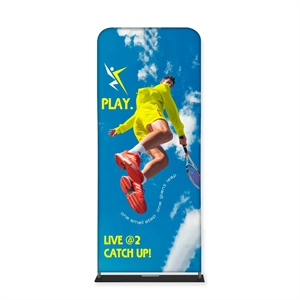 Tube Banner, Double Sided Digitally Printed - 7.5'x3' | https://www.bestnamebadges.com