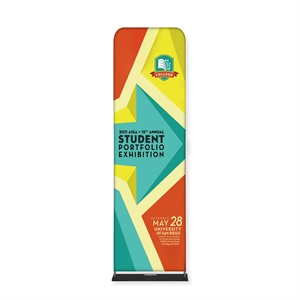 Tube Banner, Double Sided Digitally Printed - 7.5'x2' | https://www.bestnamebadges.com