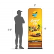 Tube Banner, Double Sided Digitally Printed - 6'x2' | https://www.bestnamebadges.com