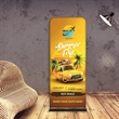 Tube Banner, Double Sided Digitally Printed - 6'x2' | https://www.bestnamebadges.com