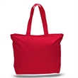 Zipper Tote Bag 12 OZ | https://www.bestnamebadges.com