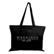 Basic Zipper Tote bag 12 OZ | https://www.bestnamebadges.com