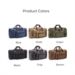 Canvas Duffle Bag for Travel Overnight Weekender | https://www.bestnamebadges.com