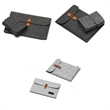 Felt laptop liner bag and accessory power pockets | https://www.bestnamebadges.com