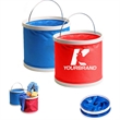 11L Large Portable Folding Water Bucket with Handle | https://www.bestnamebadges.com