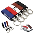 Custom Multicolor 16Gb Leather Usb Flash Drive with Keychain | https://www.bestnamebadges.com
