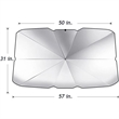 Large Car Windshield Sun Shade Umbrella | https://www.bestnamebadges.com