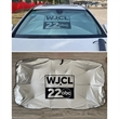 Large Car Windshield Sun Shade Umbrella | https://www.bestnamebadges.com